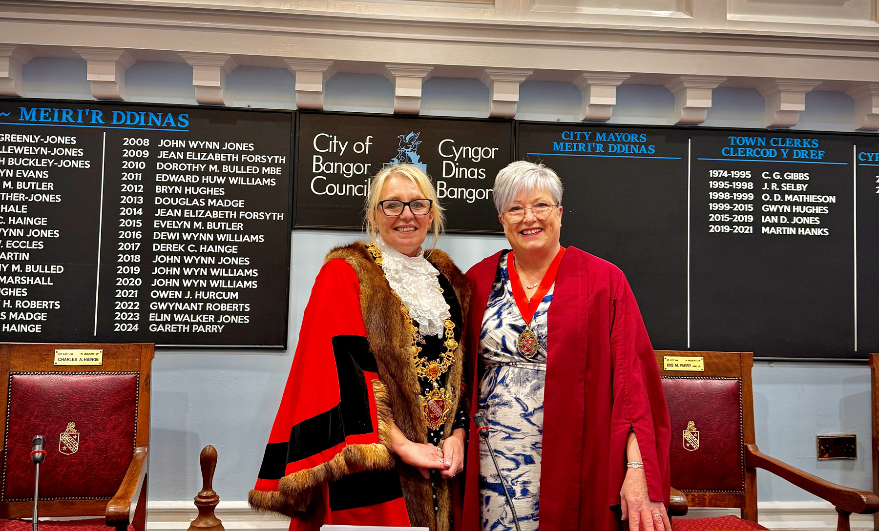 Cllr Delyth Russel Cllr Jackie Spence